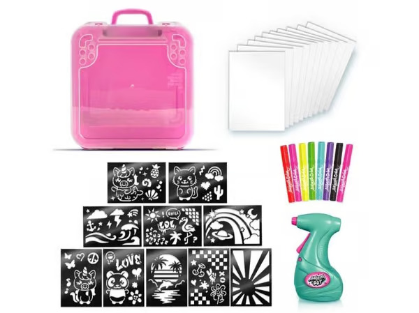 Airbrush Plush AIRBRUSH ART Activity Case