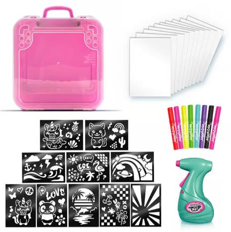Airbrush Plush AIRBRUSH ART Activity Case
