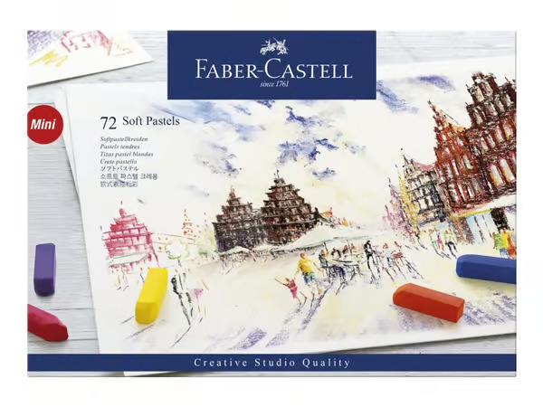Faber Castell Soft pastels Mini cardboard box (72 pcs)