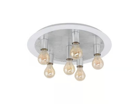 EGLO PASSANO CEILING 5L WHITE/SILVER