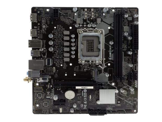 Biostar H610MT-E H610,S1700,mATX,DDR4 -emolevy, musta – kuva 8/8