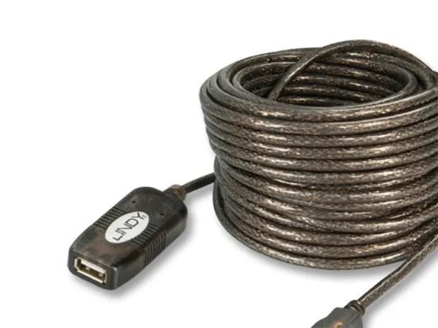 Lindy - USB extension cable - USB to USB - 20 m