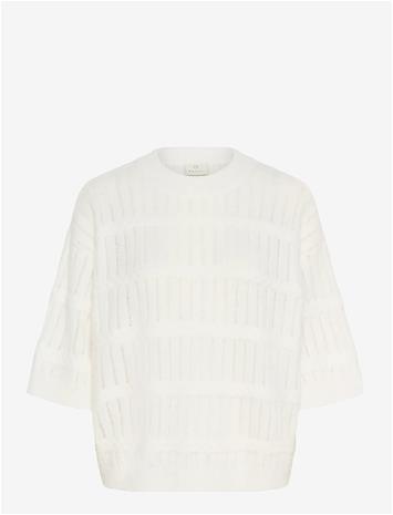 KAFFE Kamonia Pullover - CHALK - L – kuva 3/3