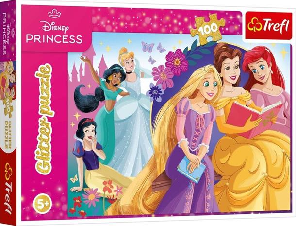 Trefl Disney Prinsessat Glitter Palapeli 100