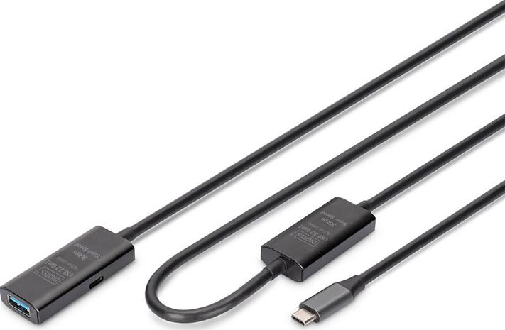 DIGITUS - USB extension cable - 24 pin USB-C to USB Type A - 10 m – kuva 5/6