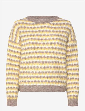 A-VIEW Sassi Knit Pullover - SAND/YELLOW - 38