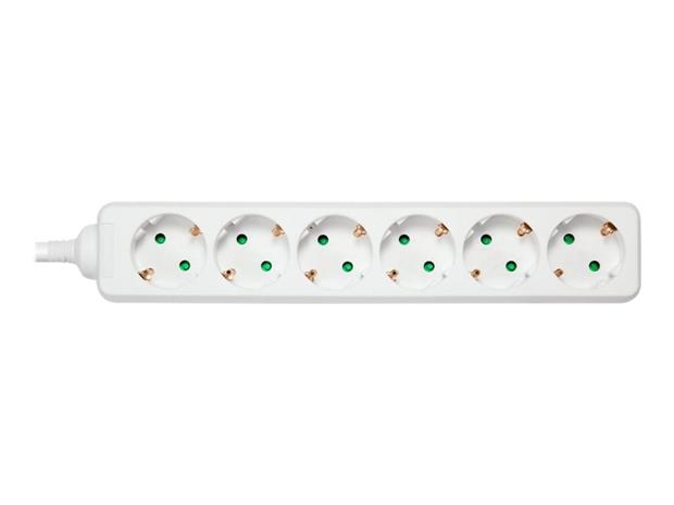 Deltaco GT-0600 Power Strip - 1.5 m