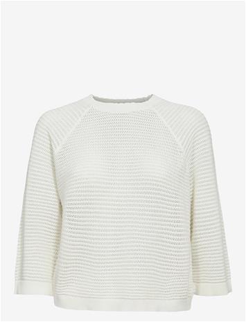 Nä?MPH Nuvilde Pullover - CLOUD DANCER - S