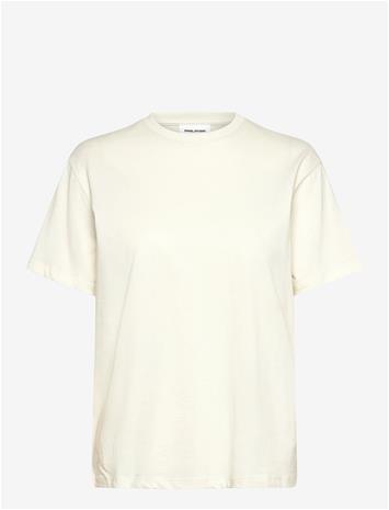 ENKEL STUDIO Basic O-Neck Tee S/S - BONE WHITE - M