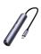 5-in-1-sovitin UGREEN CM418 USB-C - 2x USB 3.0, HDMI, RJ45, USB-C (harmaa) – kuva 6