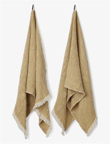 COMPLIMENTS Como Towel 60X100 Cm - MUSTARD - 60X100 cm