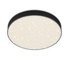 Briloner 7074-415 - LED-kattovalaisin STAR SKY LED/21W/230V halkaisija 28 cm musta