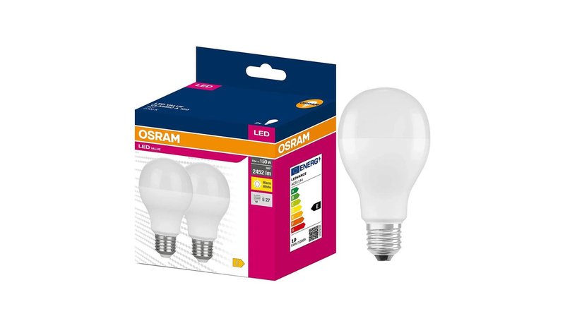 SETTI 2 kpl VALUE CLASSIC LED-lamppuja E27/19W/230V 2700K - Osram – kuva 1/1