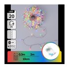 Aigostar - LED jouluvalosarja 20xLED/3xAA 2,3m monivärinen