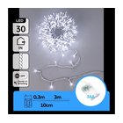 Aigostar - LED jouluvaloketju 30xLED/3xAA 3,3m kylmänvalkoinen