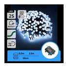 Aigostar - LED-ulkovaloketju, jouluvalosarja 25xLED/8 toimintoa 3xAA 2,8m IP44 kylmänvalkoinen