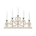 Markslöjd 706453 - Joulukynttelikkö ENEBY 5xE10/3W/230V beige/messinki