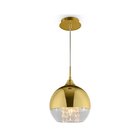 Maytoni P140-PL-110-1-G - Kattokruunu johdossa FERMI 1xE27/60W/230V kulta