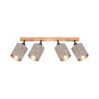 Briloner 2078-041 - Kohdevalo SPOTLIGHT 4xE27/25W/230V beige