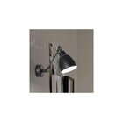 Ideal Lux - Seinävalaisin NEWTON 1xE27/42W/230V musta