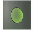 Artemide 1992310APP-LED RGBW Himmennettävä kattokruunu johdossa DISCOVERY LED/42W/230V antrasiitti