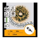 Aigostar - LED ulkokäyttöinen jouluvaloketju 400xLED/8 toimintoa 13m IP44 lämmin valkoinen