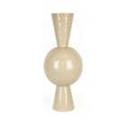 Metallinen maljakko 60x25 cm beige