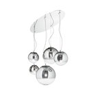 Ideal Lux - Kattokruunu johdossa MAPA FADE 5xE27/60W/230V