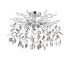 Globo 64133-8D - Varrellinen kattokruunu DANNA, 8 x G9 / 8 W / 230 V, kiiltävä kromi