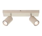 Brilliant - LED-kohdevalaisin JELLO 2xGU10/5W/230V beige