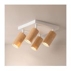 BRILAGI - SELE SQUARE spottivalaisin 4xGU10/30W/230V valkoinen/tammi-dekori