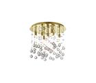 Ideal Lux-LED-kristallikattovalaisin MOONLIGHT 8xG9/3W/230V halkaisija 40 cm kulta