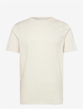ENKEL STUDIO Basic O-Neck Tee S/S - BONE WHITE - XL