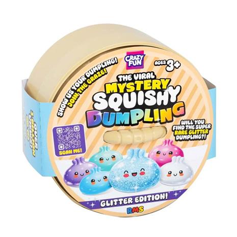 Squishy Dumplings Rainbow Glitter 10 cm