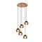 EGLO ROCAMAR 1 CLUSTER E27 5L COPPER/CLEAR – kuva 7