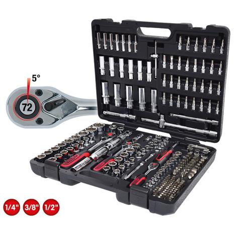 Työkalusarja KS Tools Chrome+; 195 kpl.