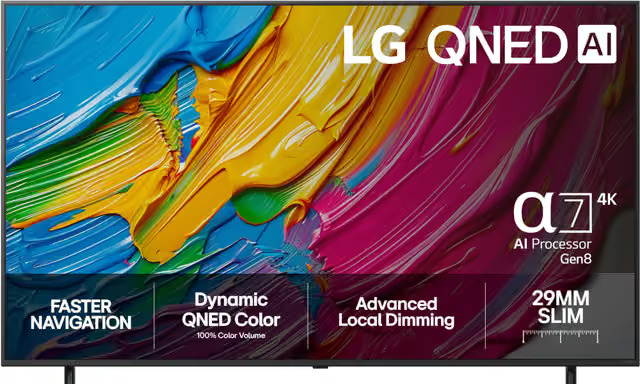 LG 75QNED80A6A (75"), LED-televisio