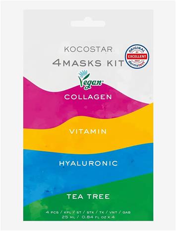 Kocostar 4 Masks Kit 4 kpl