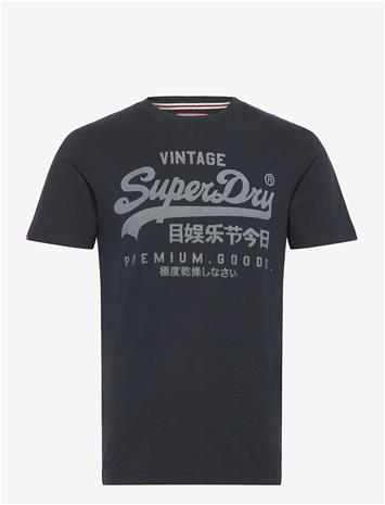 SUPERDRY Vl Classic Tee - ECLIPSE NAVY - L