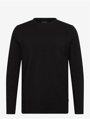 LINDBERGH Basic O-Neck Stretch Tee L/S - BLACK - S