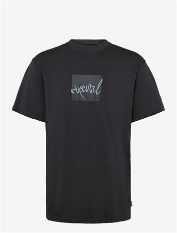 RIP CURL Rip Script Icon Tee - WASHED BLACK - S – kuva 2/2