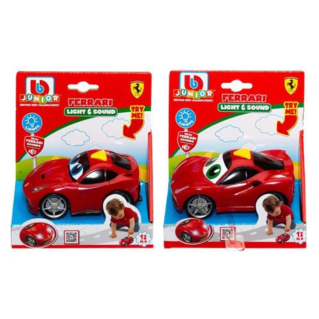 BB Junior Ferrari auto, valot ja äänet