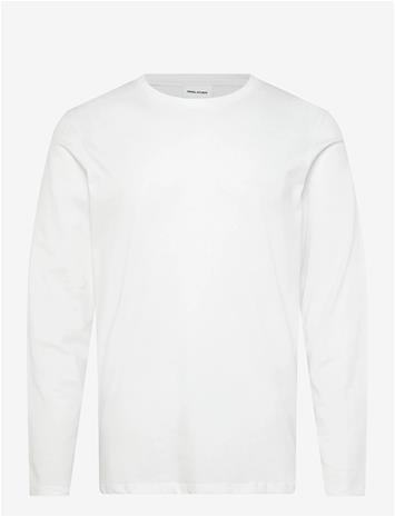 ENKEL STUDIO Basic O-Neck Tee L/S - WHITE - XXL