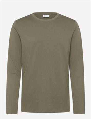 ENKEL STUDIO Basic O-Neck Tee L/S - ARMY - XL