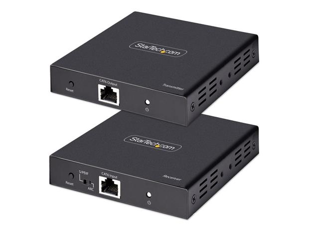 StarTech.com 4K70IC-EXTEND-HDMI AV extender AV transmitter & receiver Black