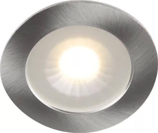 Hide-a-Lite 1202 Multi Downlight-valaisin 12 V, harjattu teräs 2700 K