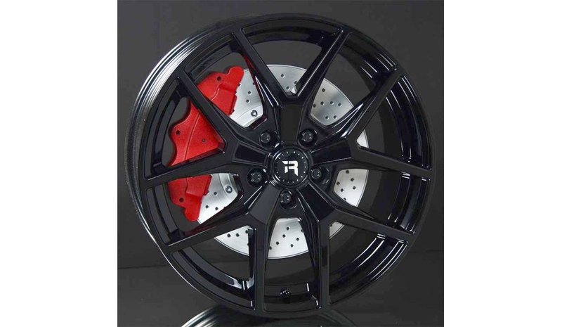 R-SERIES R19 GLOSS BLACK 9,5X20 – kuva 1/1