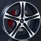 RONAL R55 MATT BLACK/POLISHED 8,5X18 – kuva 1