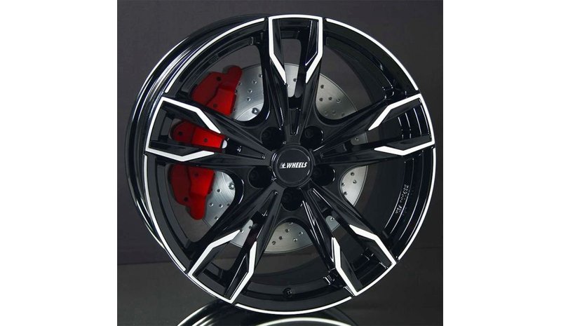 IT Wheels Gina Black / Polished 8,5X19 – kuva 1/1