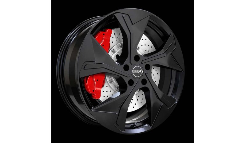MEGA WHEELS Triton Black 7X18 – kuva 1/1